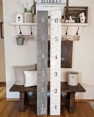 Hand Painted Ruler Growth Charts
