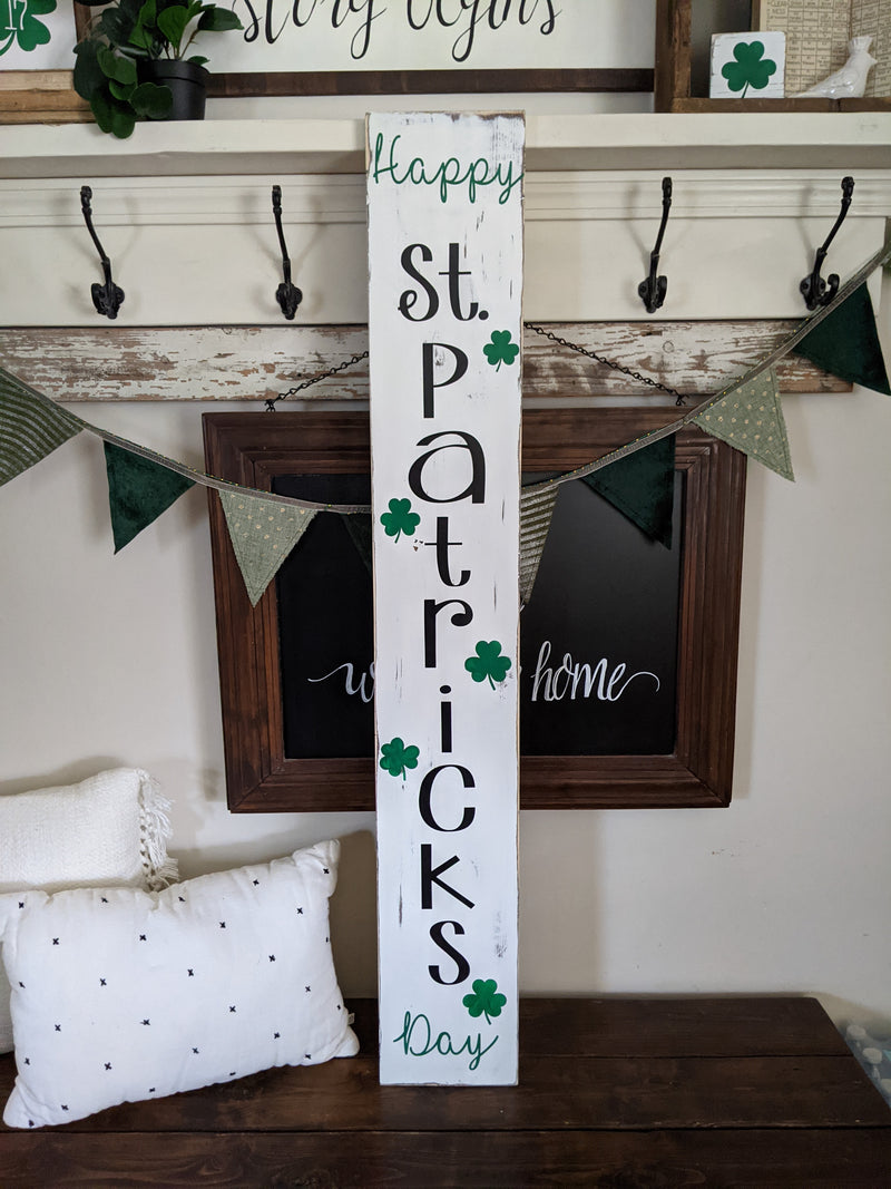 Happy St. Patrick's Day Porch Sign