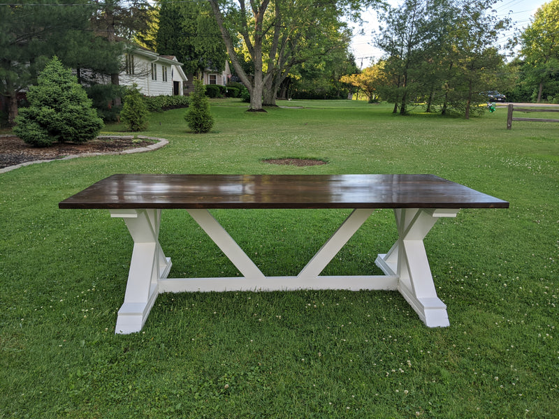 X Base Dinning Room Table