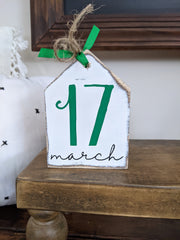 St. Patrick's Day Mini Wood Signs and Books