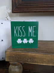 St. Patrick's Day Mini Wood Signs and Books