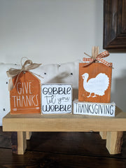 Thanksgiving Mini Wood Signs