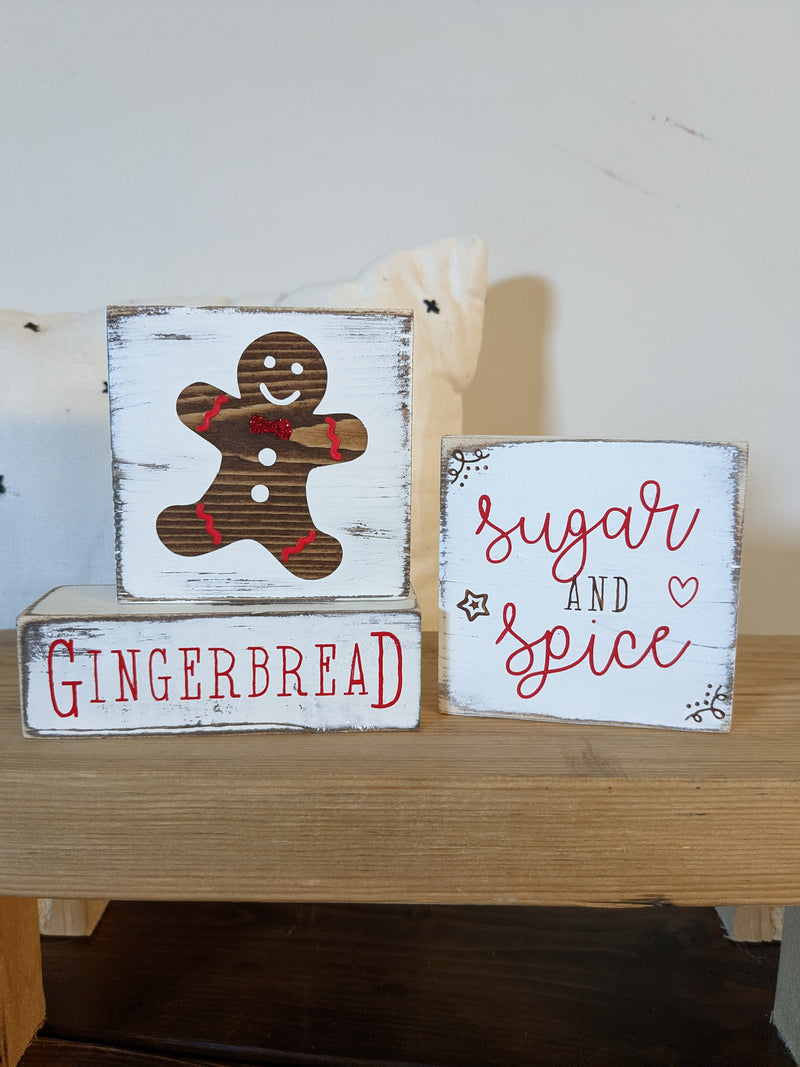 Christmas Mini Wood Signs