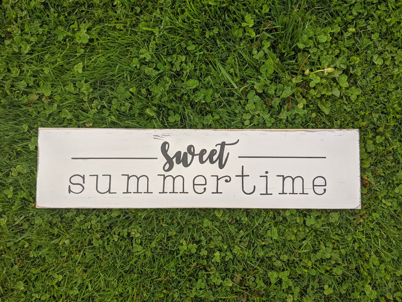Summertime Rustic Signs
