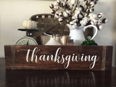 Thanksgiving Wood Sign