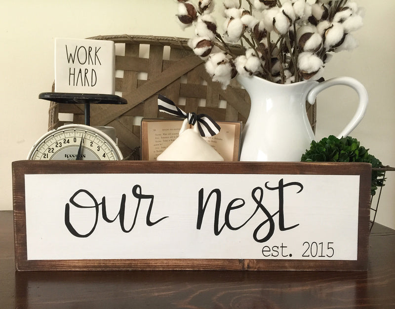 "Our Nest" Customizable Sign