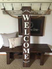 Welcome Outdoor Porch Wood Sign